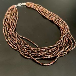 Bronze Multi-Strand Necklace, Silpada